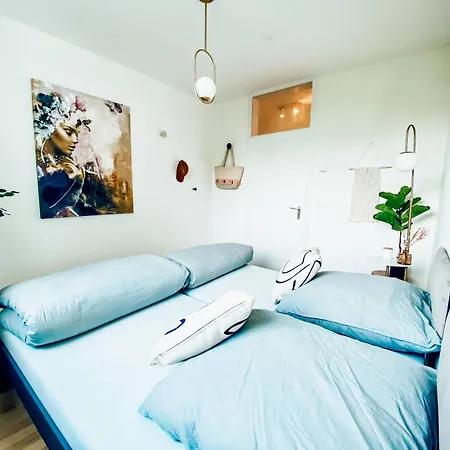 Apartmán Bright Close To Frankfurt Airport And Mainz